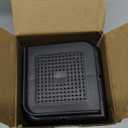 Bed Risers Heavy Duty, Oversized Furniture Risers, Support Up to 6000 Lbs, Lift 1 inch for Couch, Sofa, Table,Chair (Black 4 Pack, 1 inch)