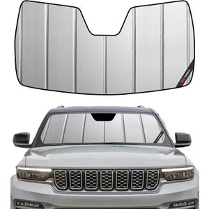 Pigenius Windshield Shade for Jeep Grand Cherokee 2022-2026, Grand Cherokee L 2021-2026 Front Window Sunshade - Safeguard