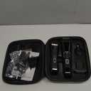 Beatslm Manscape Beard Trimmer for Men, Groin & Body Hair Trimmer, Ball Shaver, Nose Hair Clippers, All-in-One IPX7 Waterproof Men's Wet/Dry Groomer Kit, Rechargeable with Travel Case, LED Display (Tuxedo Black)