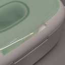 Momcozy New Baby Wipe Warmer, 100pcs Larger Capacity Wipe Dispenser, 10-Min Fast Heating with 4 Temperature Modes, Innovative Spring Design, Silicone & Top Seals,Quick Even Heating, 3-Level Nightlight (Green)