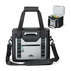 Lekesky Soft Cooler Bag 20 Can, Leakproof Insulated Cooler Backpack, Insulated Bag Portable Ice Chest Box for Beach, Beverage, Travel, Camping, Picnic, Trips, Floating Cooler with Zipper