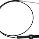 FQRANBO SSC13414 14FT Mechanical Rack & Pinion Steering Cable, Back Mount Rack Single Cable Compatible with Seastar SH5210P, SH5230P, SB39526P, SB39544P (NFB), Fits for SS14115