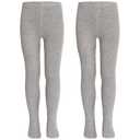 Dxhycc 2 Pack Kids Girls Seamless Cotton Tights School Dress Tights Leggings Stockings for Uniform or Everyday