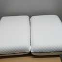 WEEKENDER Gel Memory Foam Pillow - Standard Size - 2-Pack - Medium Firm Feel - Neck & Shoulder Support - For Back & Side Sleepers - Home, Hotel, & Hospital Essentials