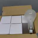 Sylvania Incandescent PS30 Utility Light Bulb, 300W, 5760 Lumens, 2850K, Frosted, Medium Base, 130 Volt, Commercial Value Pack - 6 Pack (15738)