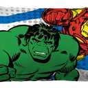Jay Franco Kids Sheet Set with Fitted, Flat Sheets & Pillow Cover - Ultra-Soft Bedding with Pillowcase for Room Decor, White - Avengers, 3 Piece Twin