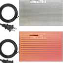 H&G lifestyles RV Holding Tank Heater Pad Use with Up to 50 Gallons Fresh Water 120V 12" x 18" Holding Tank Heating Pad with Constant Temperature Heating Plate (Pack of 2)