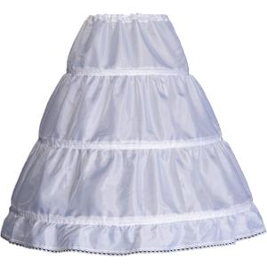 Girls' 1 2 3 Hoops Petticoat Full Slips Flower Girls Crinoline Skirts Ball Gowns 12-14 Year Old