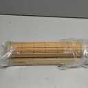 LazBlinds No Drill Cordless Bamboo Roman Shades, 21" W × 48" H, Brown