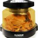 Nuwave Oven Pro Plus Air Fryer, Infra-Red Countertop, 2025 Advanced Convection, No Defrosting or Preheating, Cook Fresh or Frozen, Durable Power Dome, 100 Presets & 50 Memory, PFAS Free, Black