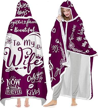 Wearable Blanket Hoodie For Mom Wife Best Ever Hoodie From Husband Daughter Christmas Gift Anniversary Birthday
Amazon's Choice