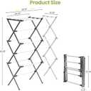 PEXCHASER Oversized Clothes Drying Rack, 45.28" H 14.57" D, Large
