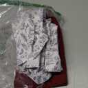 SOLOYEE Toddler Baby Boy Clothes Suit 12M-7Y Boys Wedding Formal Outfit, Dress Shirt+Bowtie+Suspender Pants Gentleman Outfits (3-4T, Red)