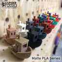 SpiderMaker 3D Matte PLA Filament (PLA+) - Matte Finish with Incredible Vibrant Colors - Compatible with Bambulabs AMS - 1.75 mm PLA, 700g, Dimensional Accuracy +/- 0.03mm (Jujube Red)