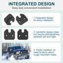 Sun Visor Repair Kit compatible with RAM 1500 2019-2023, 2 pack Sun Visor Clip For Trucks, Aluminum Alloy Visor Clip, Sun Visor Fix Replacement ,Car Repair Kit Accessories, Ram 1500 accessories