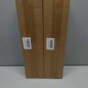 2 x 8 Bundles 17" Artificial Flowers for Outdoor Fall Decoration,Fake Silk Daisy Bouquet Faux Plants UV Resistant for Front Door Planter Outside Home Garden Yard Porch Thanksgiving Autumn Decor (Orange)