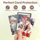 5000 Counts Card Sleeves, Clear Penny Sleeves for Trading Cards, Baseball Card Sleeves, Soft Trading Cards Sleeve Fit for MTG, TCG, Baseball Cards, Football Cards, Game Cards
