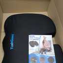 TushGuard Seat Cushion for Office Chair Memory Foam Non-Slip Cushion Back, Coccyx, Sciatica, Tailbone Pain Relief Butt Pillow for Office Chair, Car, Wheelchair, Black, XX-Large