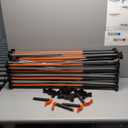 VEVOR Portable Folding Workstand, 8.05 x 4.13 ft Collapsible Workbench, 6000 lbs Weight Capacity, No Assembly Foldable Work Stand with Storage Bag, Table Top NOT Included, for Garage Workshop Outdoor