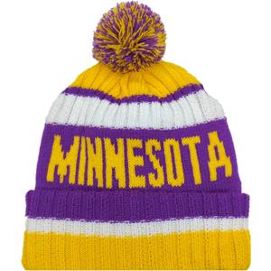 Kids Beanie Hat with Pom,Children Warm Knitted Pompom Hat,Boys Girls Beanie Cap&Winter Hat,Knitted hat Gift for Fans. (Minnesota)