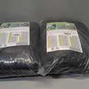 2 x 40% Black Shade Cloth for Garden with Grommets 20x20FT Heavy Duty Sun Shade
