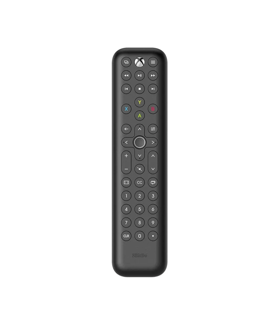 8Bitdo Media Remote for Xbox One, Xbox Series X and Xbox Series S (Long Edition, Infrared Remote) (2pcs AAA Battery)