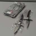 Oyster Shucking Knife,Oyster Shucker,2 Set Sturdy Sharpness Oyster Knife With Comfort Wood-handle,Oyster Shucking Kit With 1 Pairs Of Level 5 Protection Cut-resistant Gloves(L) For Oyster Clam