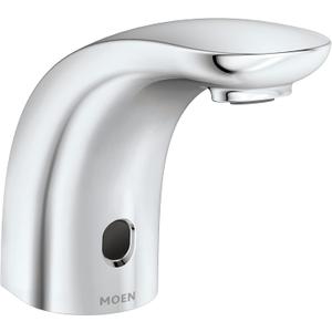 Moen CA8302 M-Power Commercial Touchless Single Mount Hands-Free Battery Powered Sensor-Operated Faucet, Chrome