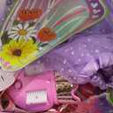 SMILESSKIDDO Electric Butterfly Wings - Princess Dress up Costume and Light Up Fairy Wings with LED Lights & Music, Cosplay Skirt/Headband/Wand, Halloween for Girls, Kids