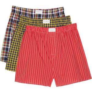 Tommy Hilfiger Men's Cotton Classic 3-Pack Woven Boxer (Trout), S