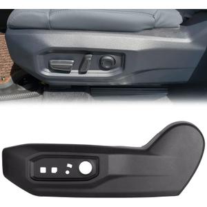 Driver Seat Track Cover Panel Compatible with 2022-2026 Toyota Tundra Sequoia Without Lumbar Support Left Seat Recline Side Cushion Shield Trim Replaces 71812-0C241-C0 71812-0C242-C0