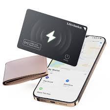 Ultrbeka UltraThin Wallet Tracker Card 0.094in IP68 Waterproof Bluetooth Tracker for Wallet, Passport, Work with Apple Find My APP, Wireless Charging, Card Locator [Apple MFi Certified] iOS Only