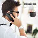 Cellular Phone Case for BLU View 2 / B130DL, PU Leather Wallet with Card Slots, Shockproof Protective Flip Cover, Black