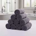 28"x13" Bath Towel Cotton, Lightweight Quick Drying Premium Towels for Hotel, Spa and Bathroom 1 Pack (Grey)