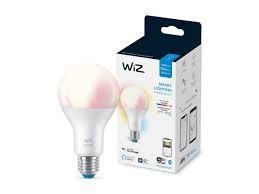 WiZ LED A21 Smart lightening-1600 Lumen - Indoor - Connects to Your Existing Wi-Fi - Control with Voice or App - Activate with Motion - Matter Compatible warm to cool 2200K -6500 K . 1 of Pack