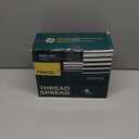 THREAD SPREAD 100% Organic Cotton Sheets King Size - 4 PC Organic Cotton King Size Percale Weave Sheet Set, Soft, Cooling, Crisp & Breathable, 16" Deep Pocket Hotel Quality Bedding Set - White