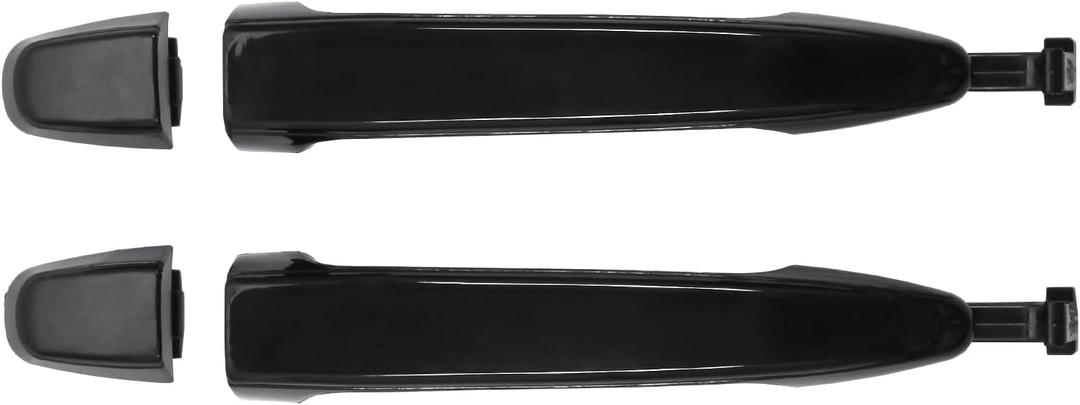 Gledewen Sliding Door Handles Exterior, Compatible with 2004-2010 Toyota Sienna, Rear Outside Left Driver & Right Passenger Side | Replace# 6921308020, 6922708040, 82496 Outer Handle (Black)