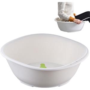 Sitz Bath for Hemorrhoids,Sitz Bath tub,Sits Bath Kit for Women Men,Wider Seating Area, Deeper Bowl (White)