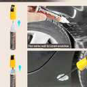 3 x Zlirfy Touch Up Paint Pen,Car Scratch Remover for Deep Scratches,Two-In-One Car Paint Scratch Repair Pen,Car Accessories Car Paint Pen Car Touch Up Paint,Car Scratch Remover for Deep Scratches (Black)