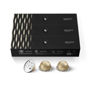 Nespresso Capsules Vertuo, Sweet Vanilla, Medium Roast Coffee, 30 Count Coffee Pods, Brews 7.8oz. (EXP 05/31/26)