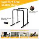 NEWBULIG Dip Bar Station, Adjustable Parallel Bars with Soft Foam Handles