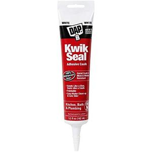Dap 18001 Kwik-Seal All-Purpose Caulk, 5.5-Ounce, White Dap 18001 Kwik-Seal All-Purpose Caulk, 5.5-Ounce, White