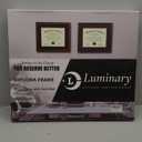 Luminary 15x18 Wood Diploma Frame with 11x14 Opening Black Mat for College Degree Certificate Document, Walnut Color Wooden Frame with Tempered Glass Panel for Wall Mount Display