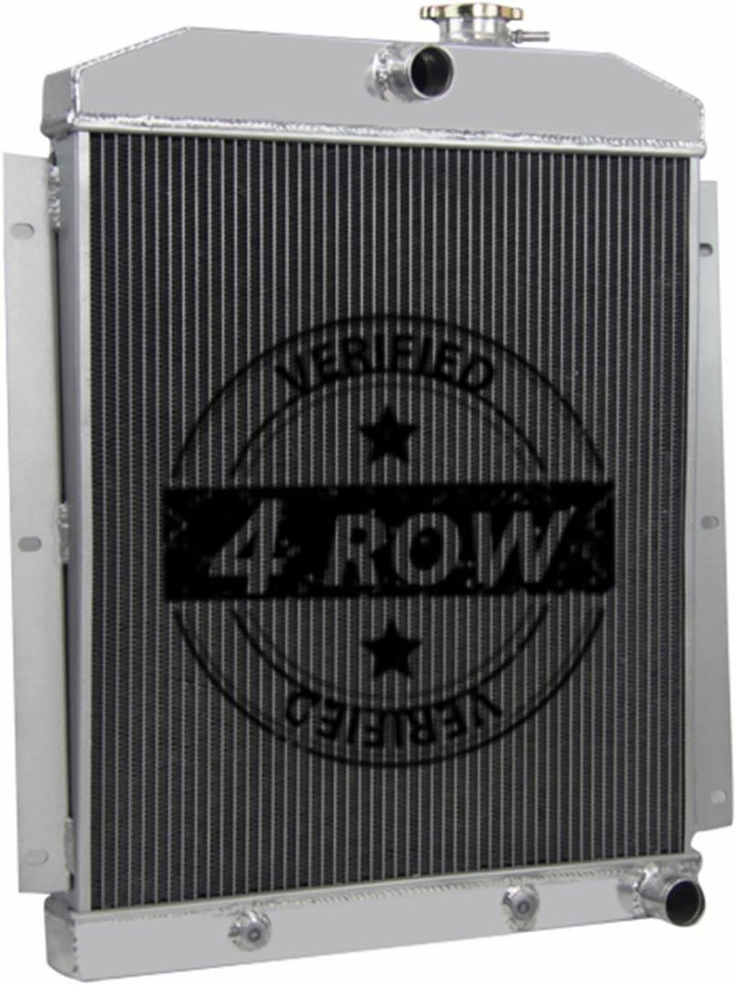 Primecooling 62MM 4 Row Core Aluminum Radiator for Chevrolet Trucks 1947-1954