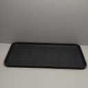 Ottomanson Multipurpose All Season Boot Tray Mat, Reusable Pee Pad For Dogs, 15" x 30" (Black)