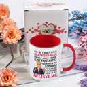 3 x WENSSY Funny Great Mother In Law Gifts Mug, Best Mothers Day Gifts for Mother In Law from Daughter Son In Law, 11 Ounce Red