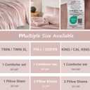 Pink Comforter Set King Size,Crushed Velvet Luxury Bedding Set Winter Warm Fuzzy Flannel Bed Set 3 Pieces,Sparkling Comforter and 2 Pillowcases