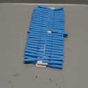 100 Pack Clothes Pins Wooden, 2.9 Inch Colored Clothespins Wood, Close Pins for Crafts Decorations Classroom Hanging Pictures, Wood Clips for Clothes Outdoors, Blue