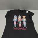 Nutcracker Pink Christmas 2024 Xmas Pajamas Matching T-Shirt, XS, Black