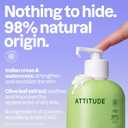 ATTITUDE Body Lotion, EWG Verified, Vegan & Cruelty-Free, Hydrating Moisturizer for Dry Skin, Non-Greasy Skin Care, Pear & Amber Scent, 16 Fl Oz